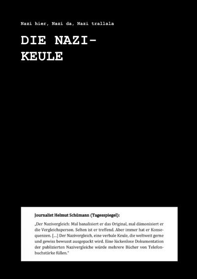 'Cover von Nazi-Keule'-Cover