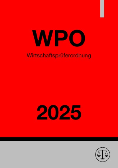 'Cover von Wirtschaftsprüferordnung – WPO 2025'-Cover