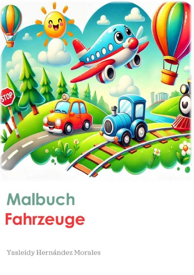 'Cover von Malbuch Fahrzeuge'-Cover