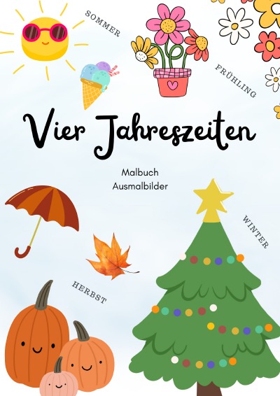 'Cover von Malbuch Ausmalbilder Vier Jahreszeiten'-Cover