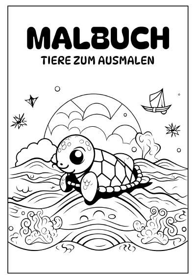 'Cover von Malbuch Ausmalbilder Tiere'-Cover