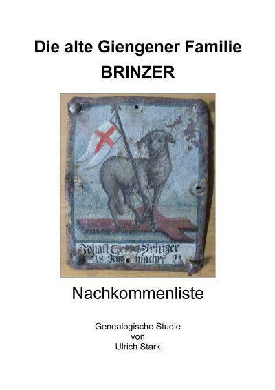 'Cover von Die alte Giengener Familie BRINZER'-Cover