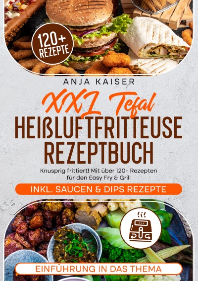 'Cover von XXL Tefal Heißluftfritteuse Rezeptbuch'-Cover