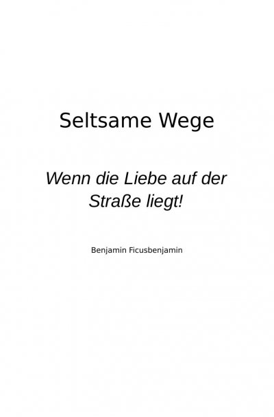 'Cover von Seltsame Wege'-Cover