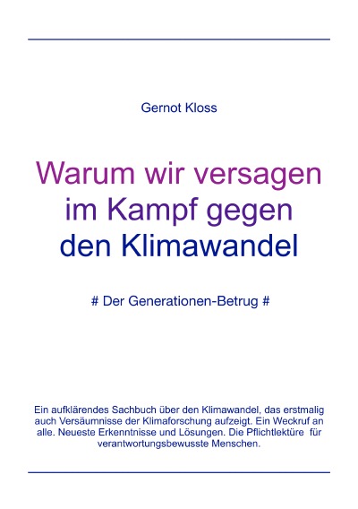 'Cover von Warum wir versagen im Kampf gegen den Klimawandel.'-Cover