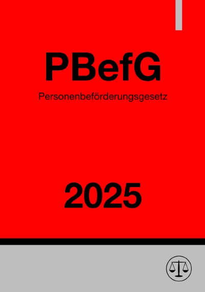 'Cover von Personenbeförderungsgesetz – PBefG 2025'-Cover