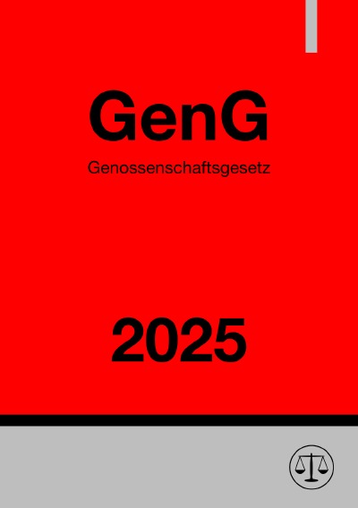 'Cover von Genossenschaftsgesetz – GenG 2025'-Cover