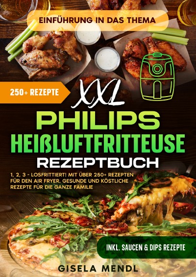 'Cover von XXL Philips Heißluftfritteuse Rezeptbuch'-Cover