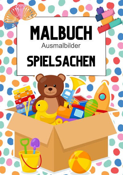 'Cover von Malbuch Ausmalbilder Spielsachen'-Cover