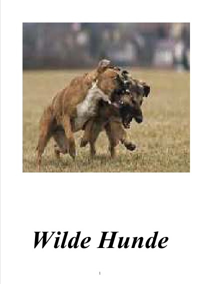 'Cover von Wilde Hunde'-Cover