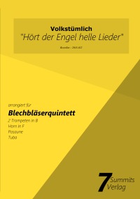 Hort Der Engel Helle Lieder Arr Christian Fath Arrangiert Fur Blechblaserquintett Christian Fath Heftbindung Epubli