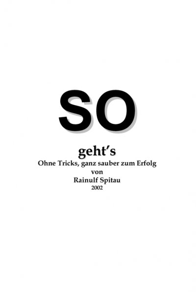 'Cover von SO geht’s'-Cover