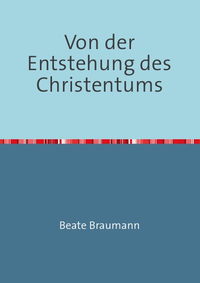 'Cover von Von der Entstehung des Christentums'-Cover