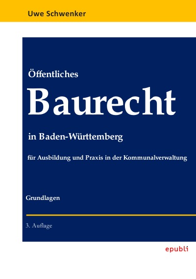 'Cover von Öffentliches Baurecht in Baden-Württemberg'-Cover