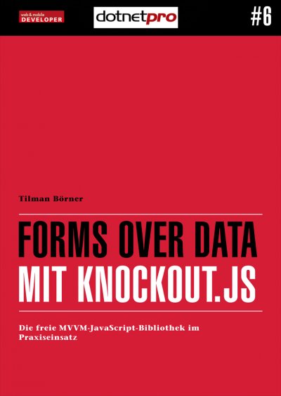 'Cover von Forms over Data mit Knockout.js'-Cover