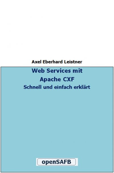 'Cover von Web Services mit Apache CXF'-Cover