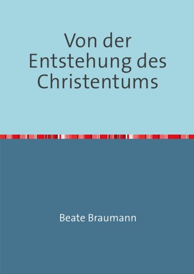 'Cover von Von der Entstehung des Christentums'-Cover