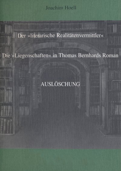 'Cover von Der literarische Realitätenvermittler'-Cover