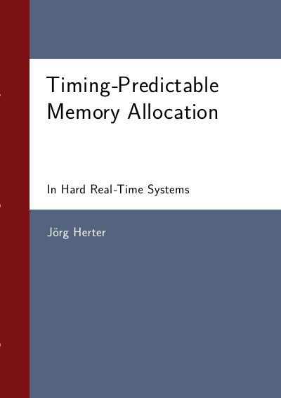 'Cover von Timing-Predictable Memory Allocation In Hard Real-Time Systems'-Cover