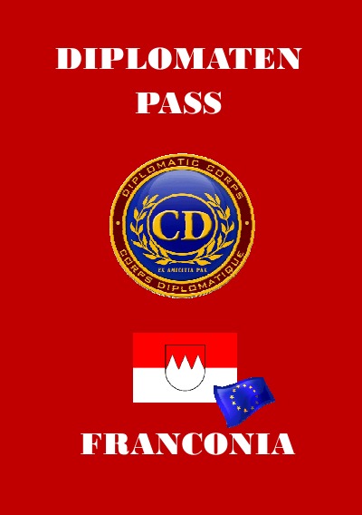 'Cover von Diplomatenpass FRANCONIA'-Cover