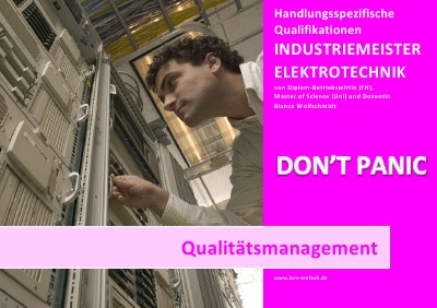 'Cover von BASISWISSEN – INDUSTRIEMEISTER ELEKTRO – QUALITÄTSMANAGEMENT'-Cover