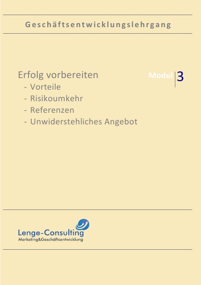 'Cover von Geschäftsentwicklungslehrgang: Modul 1 Nischenmarketing'-Cover