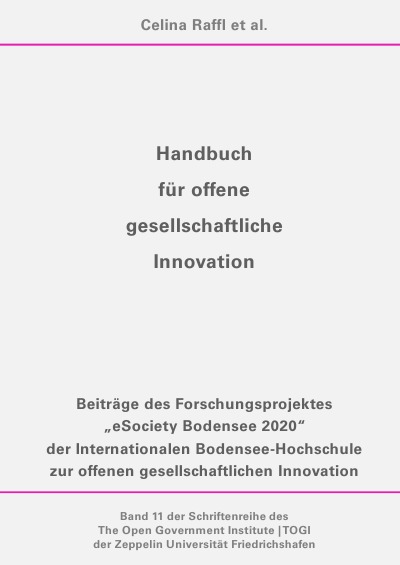 'Cover von Handbuch für offene gesellschaftliche Innovation'-Cover