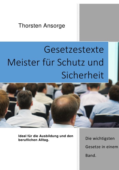 'Cover von Gesetzestexte Meister für Schutz und Sicherheit'-Cover