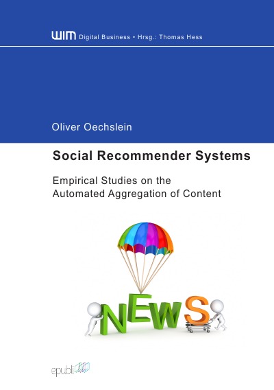 'Cover von Social Recommender Systems – Empirical Studies on the Automated Aggregation of Content'-Cover