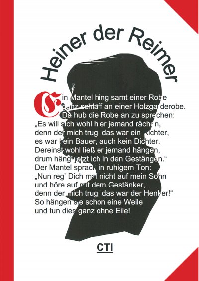 'Cover von Heiner der Reimer (1) – Eine Anthologie'-Cover