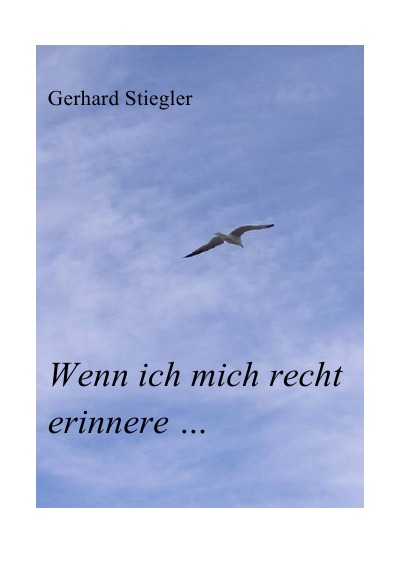 'Cover von Wenn ich mich recht erinnere …'-Cover