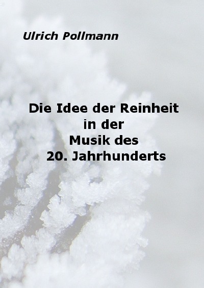 'Cover von Die Idee der Reinheit in der Musik des 20. Jahrhunderts'-Cover