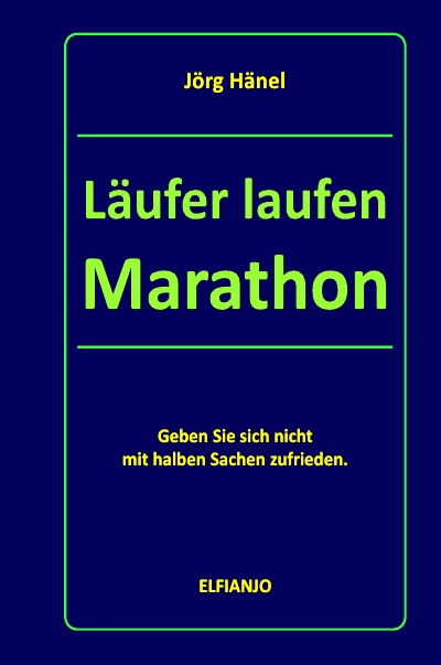 'Cover von Läufer laufen Marathon'-Cover