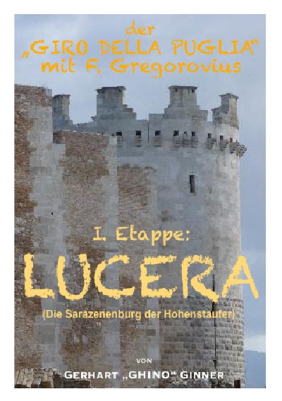 'Cover von der „GIRO DELLA PUGLIA“ mit F.Gregorovius II.'-Cover