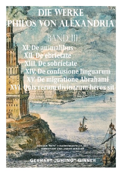 'Cover von Die Werke Philos von Alexandria Band III.'-Cover