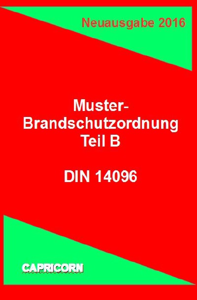 'Cover von BRANDSCHUTZORDNUNG TEIL B'-Cover