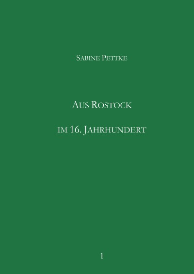 'Cover von Aus Rostock im 16. Jahrhundert'-Cover