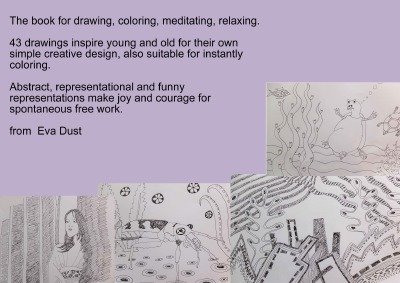 'Cover von The book for drawing, coloring, meditating and relaxing'-Cover