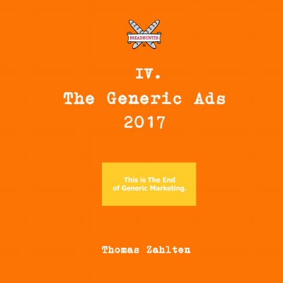 'Cover von The Generic BREADHUNTER Ads 2017'-Cover