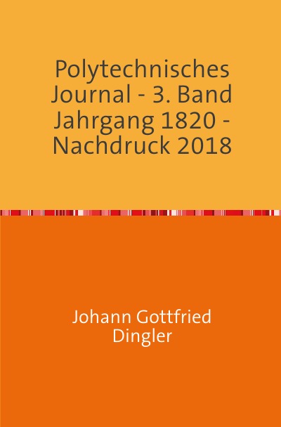 'Cover von Polytechnisches Journal'-Cover