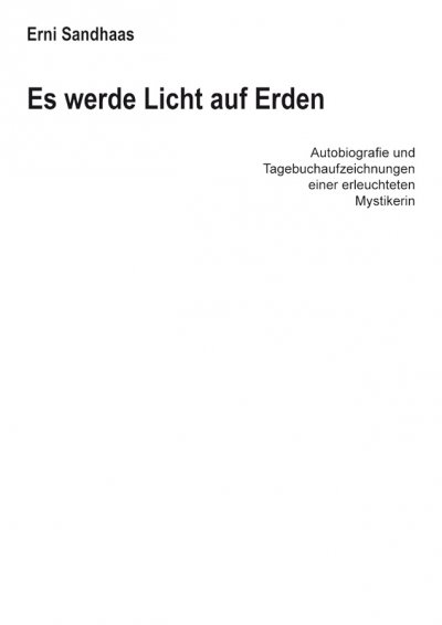 'Cover von Es werde Licht auf Erden'-Cover