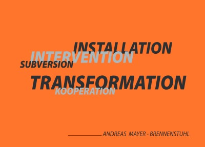 'Cover von Installation Intervention Transformation'-Cover