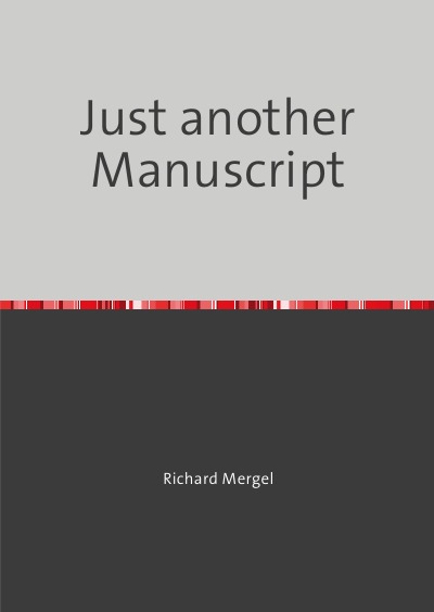 'Cover von Just another Manuscript'-Cover