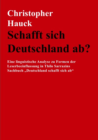 'Cover von Schafft sich Deutschland ab?'-Cover