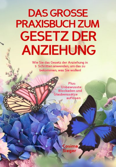 'Cover von DAS GROSSE PRAXISBUCH ZUM GESETZ DER ANZIEHUNG! Wie Sie das Gesetz der Anziehung in 5 Schritten anwenden, um das zu bekommen, was Sie wollen!'-Cover