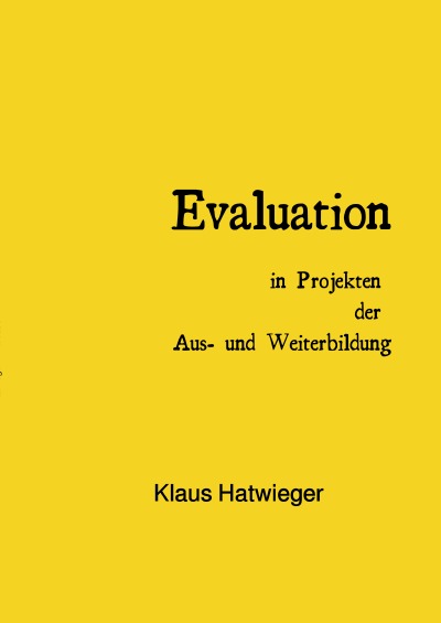 'Cover von Evaluation'-Cover