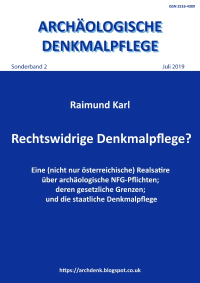 'Cover von Rechtswidrige Denkmalpflege?'-Cover