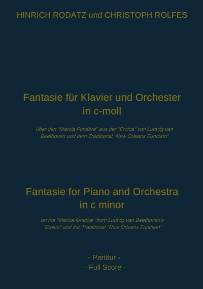 'Cover von Fantasie für Klavier und Orchester in c-moll'-Cover