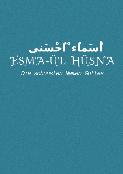 'Cover von Esma-ül Hüsna  Die schönsten Namen Gottes'-Cover