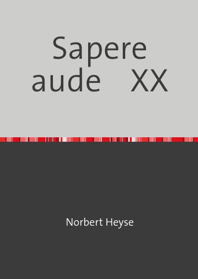 'Cover von Sapere aude'-Cover